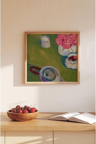 Ahşap Çerçeveli Mdf Kare Tek Tablo Kendi Tablo Setinizi Oluşturacağınız Liste Mutfak03 23 X 23 Çerçeveli Tx1105