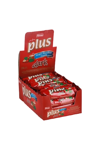 Plus Dark Gofret 13 Gr. 24lü (1 Paket) Plus Dark Gofret 13 Gr. 24lü (1 Paket)