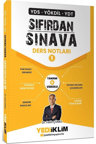 Yediiklim Yds Yökdil Ydt Sıfırdan Sınava Tamamı Videolu Ders Notları 1. Kitap Yediiklim Yds Yökdil Ydt Sıfırdan Sınava Tamamı Videolu Ders Notları 1. Kitap