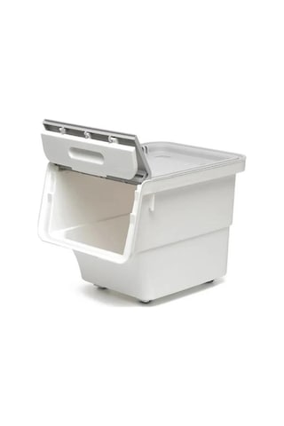 Motek Beyaz Tekerlekli Organizer Çok Amaçlı Saklama Kutusu 1x12 Lt Çok Renkli