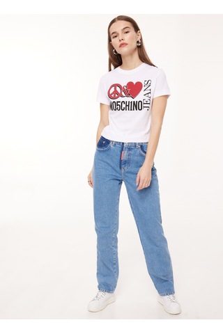 Moschino Jeans Mavi Kadın Denim Pantolon J0330 İndigo