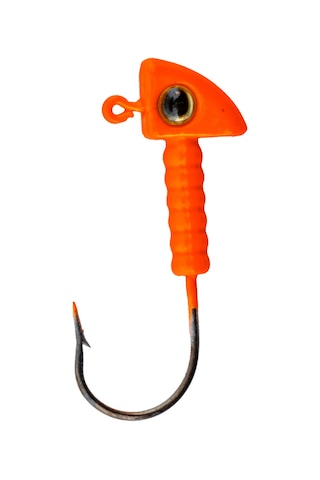 Jighead - Zoka - Kurşunlu Olta İğnesi - Xh-a 06 - Turuncu - 7 Gr - 10 Adet