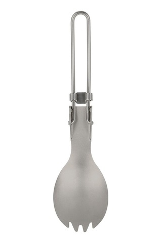 Tongxida Yürüyüş İçin Hafif Titanyum Bardak Çatal Kaşık Seti, Çok Renkli Çok Renkli