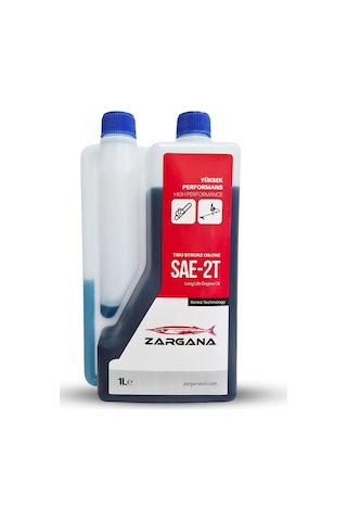 Zargana 2t10 Pro Benzin Karışım Yağı İki Zamanlı 1 Litre Ölçekli Mavi