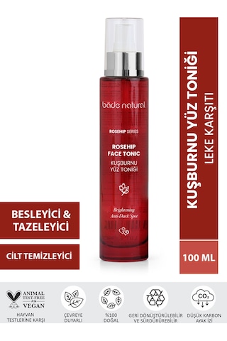 Bade Natural Kuşburnu Meyvesi Özlü Leke Karşıtı Doğal Sprey Tonik 100 ML