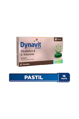 Dynavit Herbal Okaliptüs C Vitamini 16 Pastil