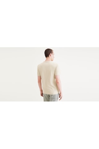 Dockers Graphıc Tee Fan Logo Graphıc Tee Sahara Erkek Bej T-shirt - A1103 Bej