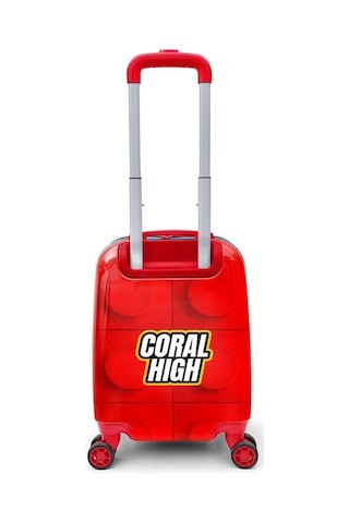 Coral High Kids Blok Desenli Çocuk Valizi 16793 Çok Renkli