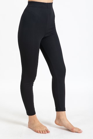 Tampap Kışlık Termal Kadın Tayt 2'li Siyah