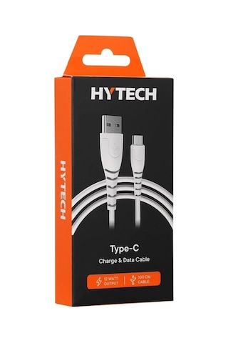 Hy-xtk30 2.4a Type-c 1m Beyaz Hızlı Şarj Kablosu