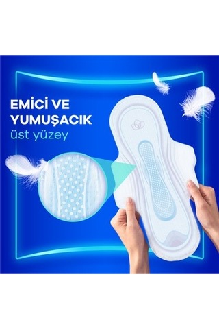 Uzun Ekstra Hijyenik Ped, 16 Adet, Süper Ekonomik Paket İle