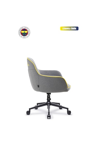 Fanchair X Fenerbahçe Icon Gri Kumaş Çalışma Koltuğu-80