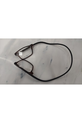 Vinaldi Vi628 Unisex Mıknatıslı Large Mavi Işık Korumalı Gözlüğü Şeffaf - Kahverengi