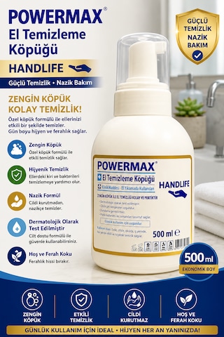Handlıfe El Temizleme Köpüğü 500 Ml X4 Set Köpük Sabun