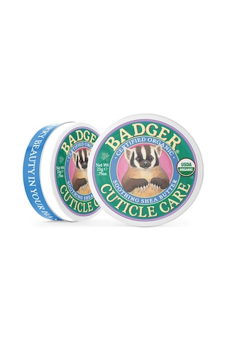 Badger %100 Organik Tırnak Eti Kremi Shea Yağı Narenciye Kokusu 21 Ml Teneke Kutu