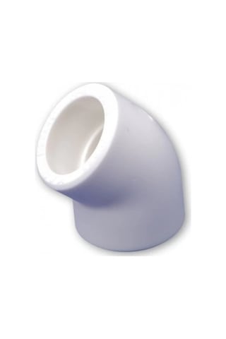 Mey İthalat Pvc Boru Dirsek 45 Derece Pprc 20 Mm 10 Adet