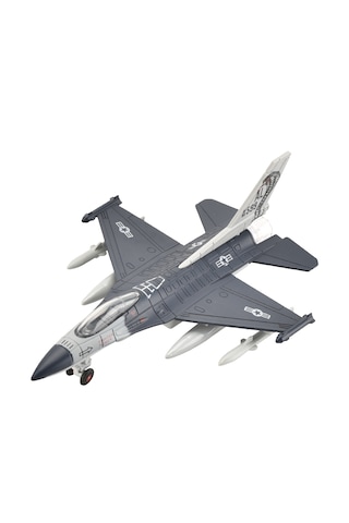 Diecast Kobra Savaş Uçağı Gri