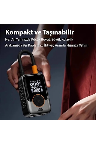 Ally St-221d Pro Akıllı Hava Kompresörü Araç Kablosuz Hava Pompası- 5775 1