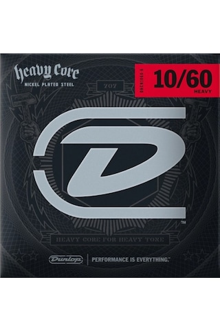 Jim Dunlop Dhcn1060-7 Heavy Core 7 Telli Elektro Gitar Teli 10–