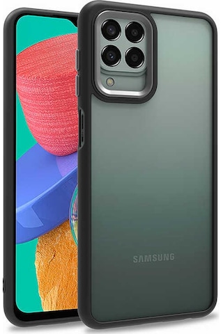 Zore Galaxy Uyumlu M33 Kılıf Flora Kapak - Lila Lila