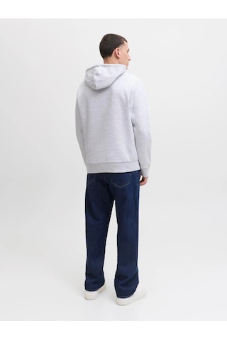 Jack & Jones Jack&jones Jjgeplas Sweat Hood Ln Sweatshırt Gri