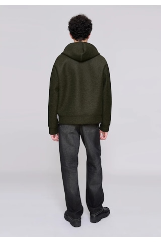 A.p.c Alvin Unisex Lüks Neopren Kapüşonlu Koyu Yeşil