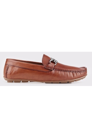 Cabani Hakiki Deri Taba Erkek Loafer Ayakkabı Taba (521641079) Taba
