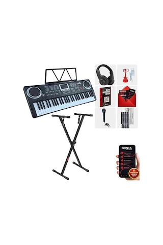 Midex Ps-1500bk-st Başlangıç Seviye 61 Tuşlu Org Stand Seti Siyah