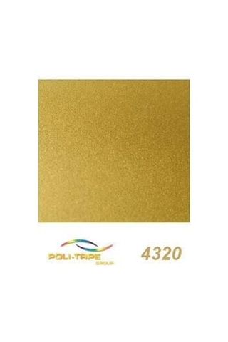 Poli Tape Metalik Altın Tekstil Transfer Folyosu - 51 Cm X 1 Metre Beyaz