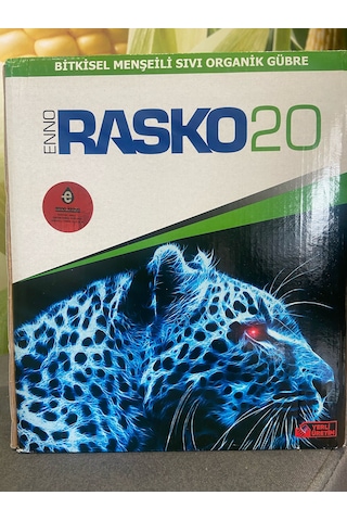 Enno Rasko20 Bitkisel Organik 2 Li Sıvı Gübre 2,5 Lt 2 Adet -