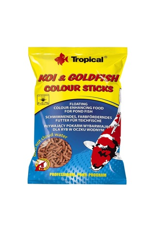 Tropıcal Koi & Goldfish Colour Sticks 1000 Ml / 90 Gr Acı Kahverengi