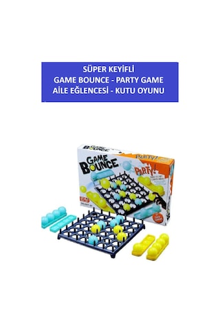 Game Bounce - Zıplama Tahtası Süper Eğlenceli Aile Kutu Ve Strateji Oyunu