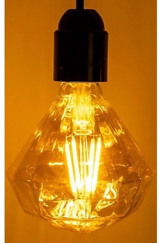 Vintage Filament Rustik E27 220v 2200k Prizmatik Edison Ampul 4w