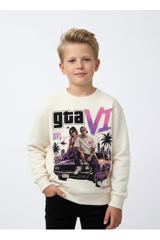 Seabubbles Gta Çocuk Sweatshirt Bej