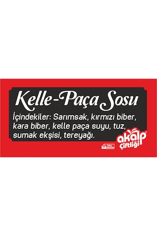 Akalp Çiftliği Odun Ateşinde Maraş Kelle Paça 300 G + Kelle Paça Sosu