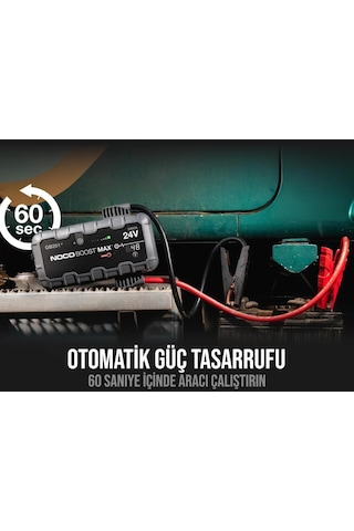 Noco Genius Gb251 24v 3000amp Ultrasafe Lityum Akü Takviye + Powerbank + Led Lamba Fr Gb251