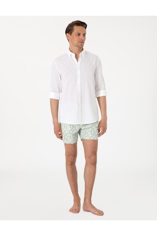 Pierre Cardin Erkek Çağla Deniz Şortu 50307957-vr016 Çağla