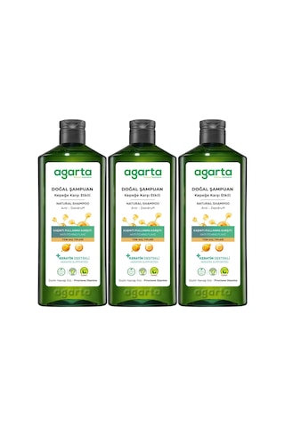 Agarta Doğal Şampuan 400 Ml Kepek Karşı Etkili Kepekli 01608797