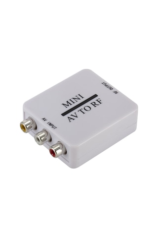 Mini Rca Cvsb Av - Rf Adaptör 67.25mhz 61.25mhz Video Ses Tv Sinyal Değiştiricisi