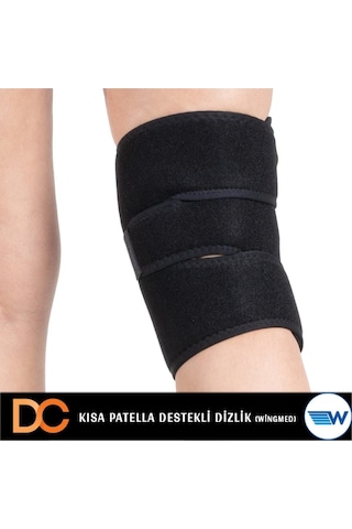 Kısa Patella Destekli Dizlik Diz, Spor Aktiviteleri, Eklem Içi Sıvı Artışı Siyah