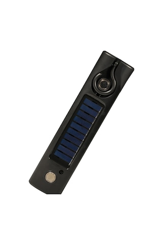 44 Led Asılabilir El Feneri Solar Şarjlı Polis Çakarlı Siyah