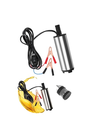 Staxx St38sl Mini Mazot Yakıt Sıvı Yağ Süt Aktarma Pompası 12/24v Mini Transfer Mini Dalgıç Pompa