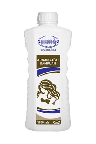 Ersağ Argan Yağlı Şampuan 1 L + Boş Aparat