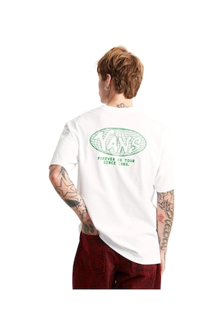 Vans World Tour Loose Ss Tee Erkek Beyaz T-shirt - Vn000vy8