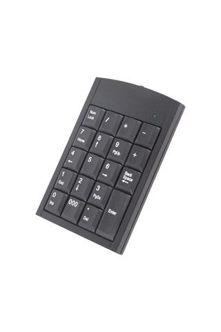 Yaozixa Usb Nümerik Klavye, Taşınabilir İnce Tasarım, Veri Girişi Kolaylaştırıcı, Dürtüye Dayanıklı, Tüm Bilgisayarlarda Uyumlu