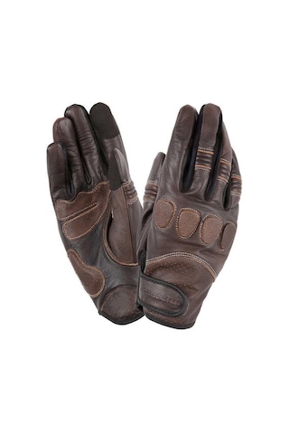 Tucano Urbano Gig Pro Deri Motosiklet Eldiveni Vintage