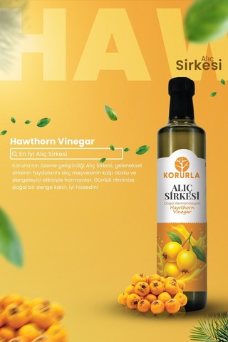 Alıç Sirkesi Doğal Fermantasyon 500 Ml