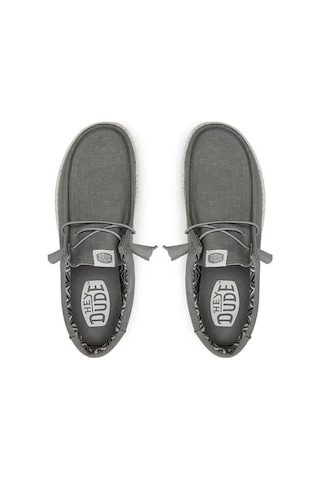 Hey Dude Wally Stretch Canvas Erkek Günlük Ayakkabı 40700-007 Gri