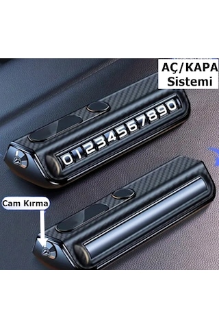 Pl-8689 İmdat Çekiçli Metal Uçlu Araç Numaratör Premium 1.sınıf Ürün - Çevirmeli Numaratör