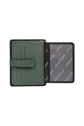 Cengiz Pakel Hakiki Deri Kartlık 2453-Siyah-Yeşil (432621380)-2453-Siyah-Yeşil
